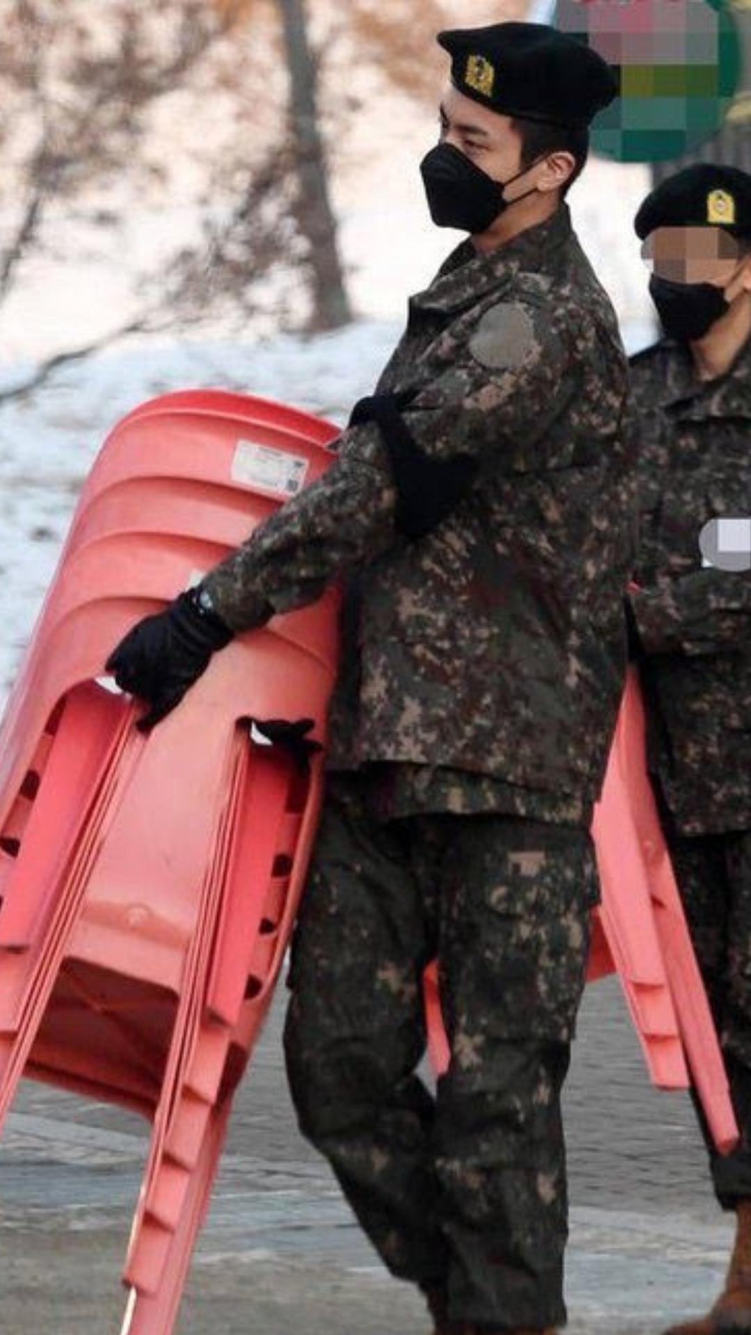 BTS: Kim Seokjin aka Jin's pictures from Military Camp go viral -  Pragativadi
