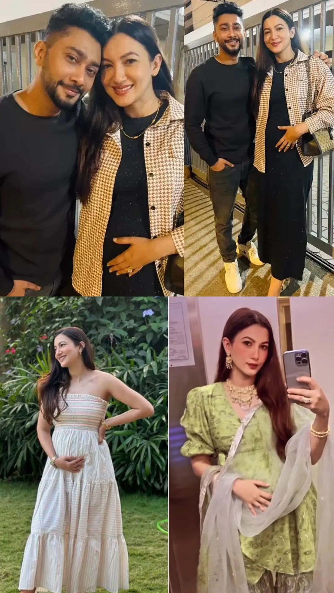 Pregnant Gauahar Khan flaunts her growing baby bump | PICS