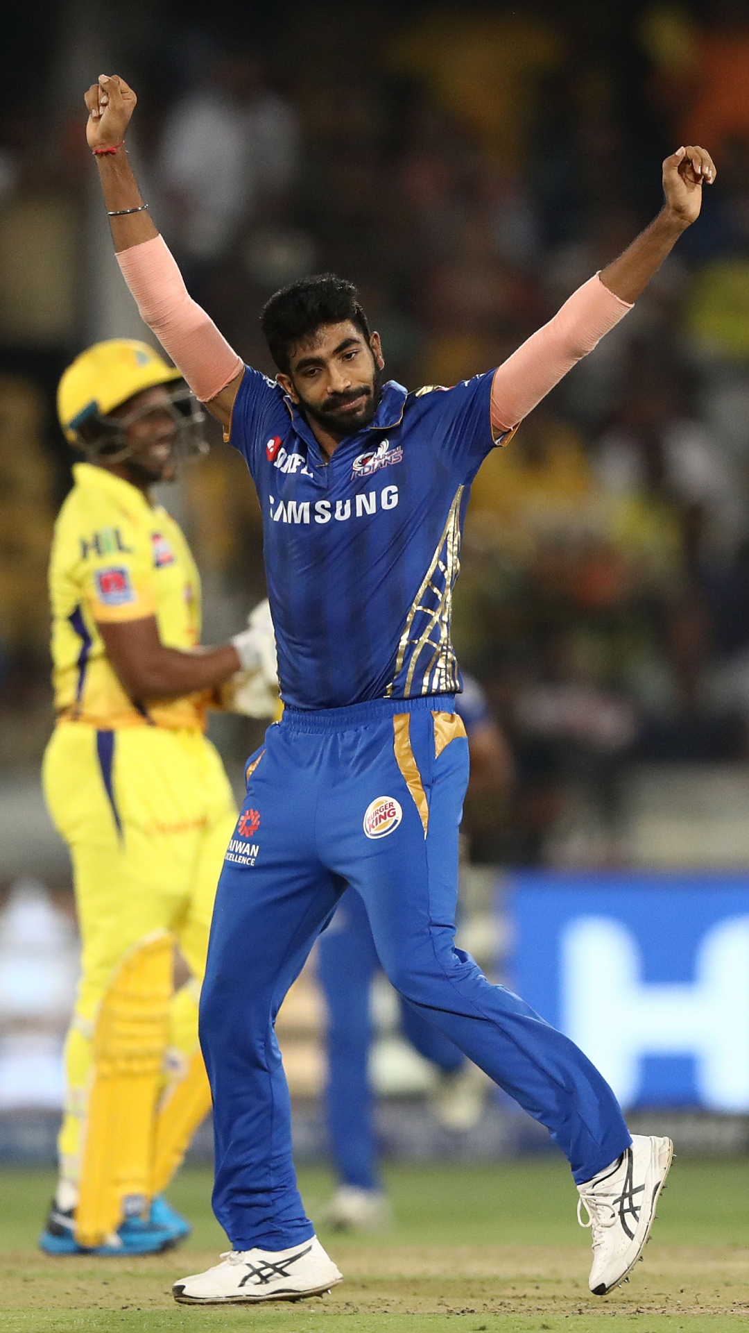 Matches played by Jasprit Bumrah in IPL for Mumbai Indians in last seven years