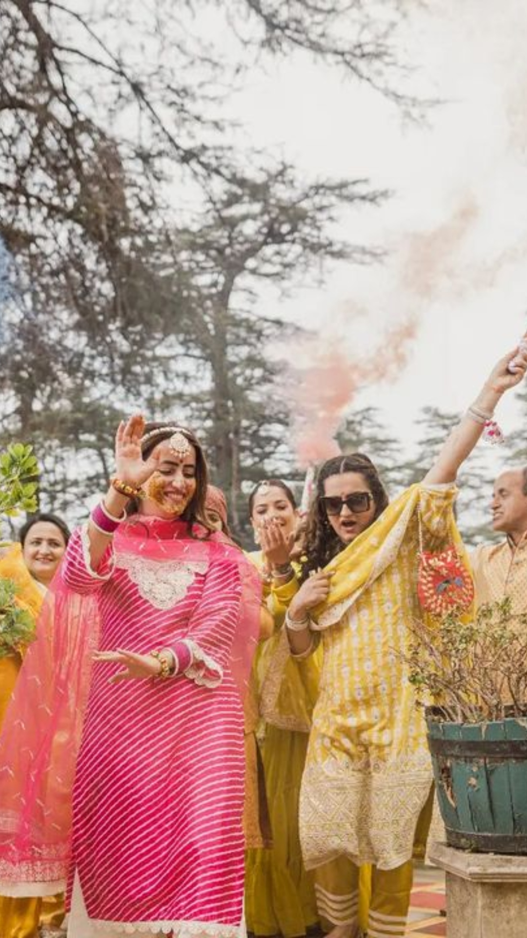 Sanya Malhotra Looks Festive Ready From Sister Shagun Malhotra's Haldi  Ceremony: PHOTOS