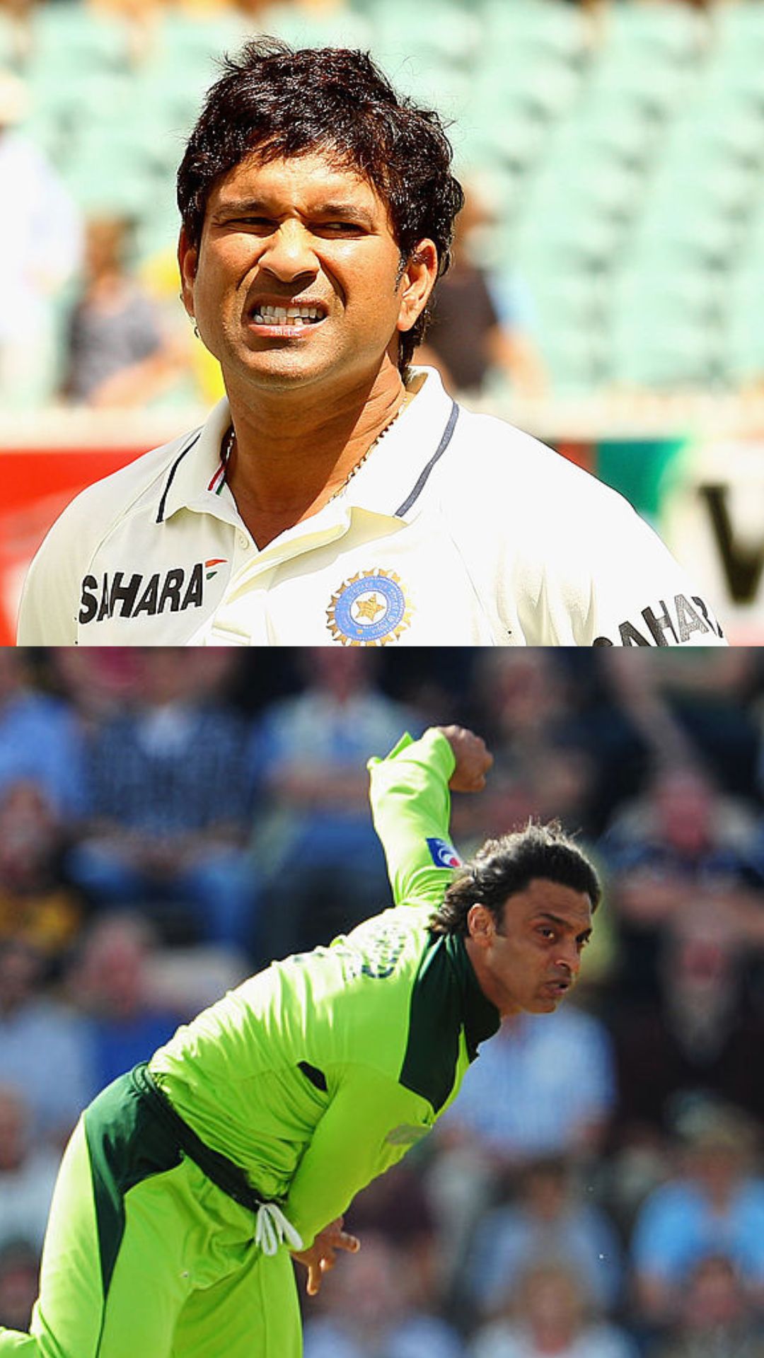 Sachin Tendulkar's Test and ODI record against Shoaib Akhtar