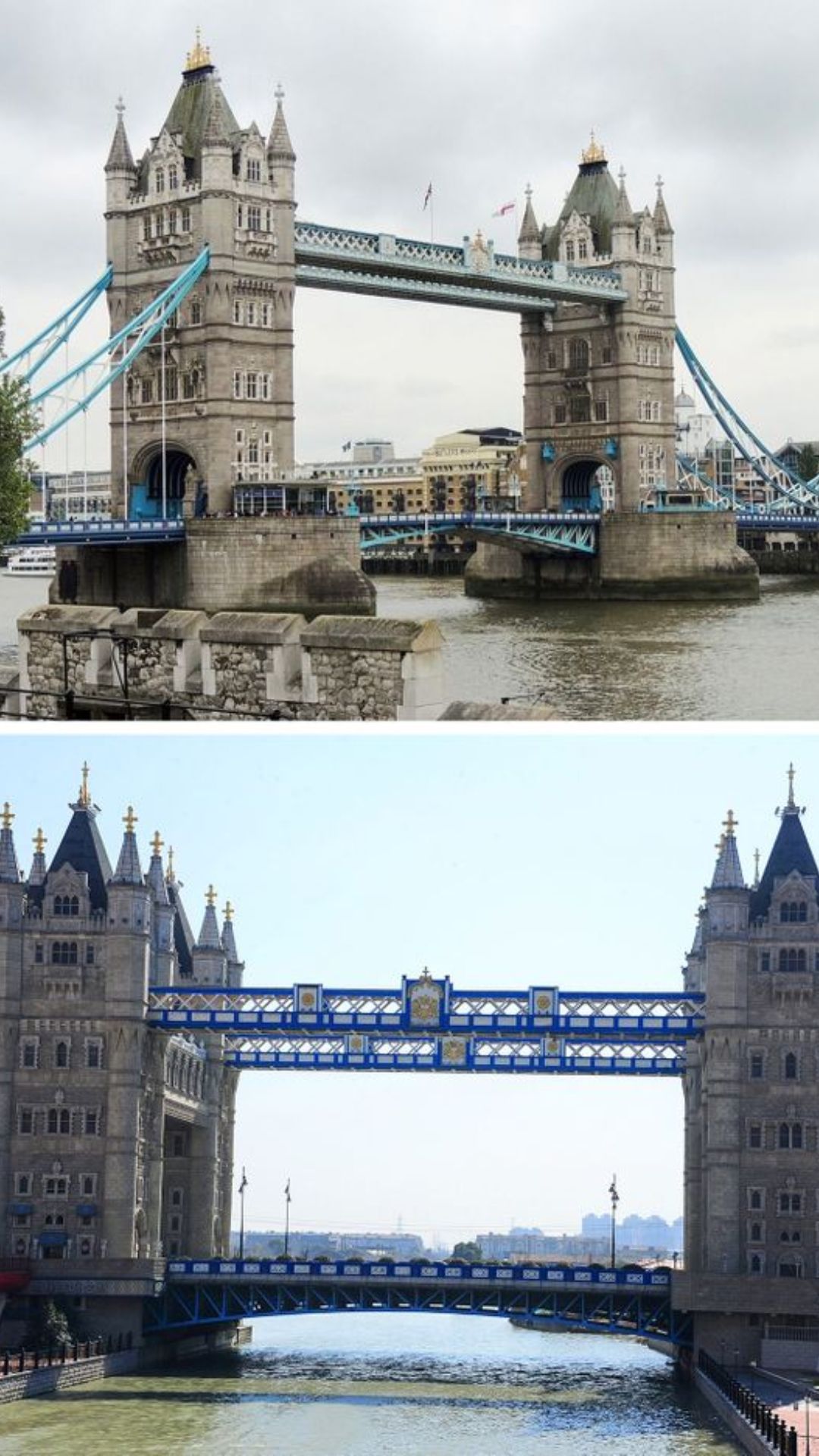 10 famous tourist places and their lookalikes