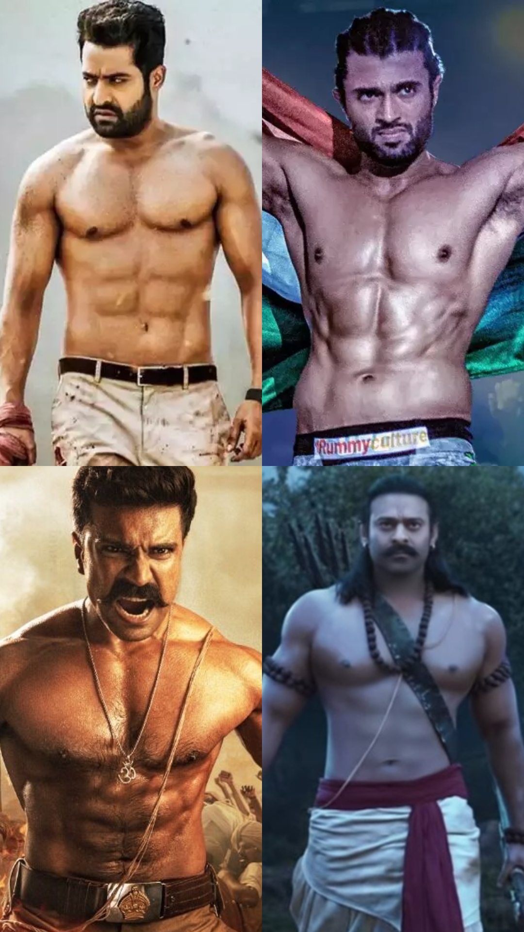 Jr NTR, Ram Charan, Prabhas or Vijay Deverakonda: Actors with sexiest physique 