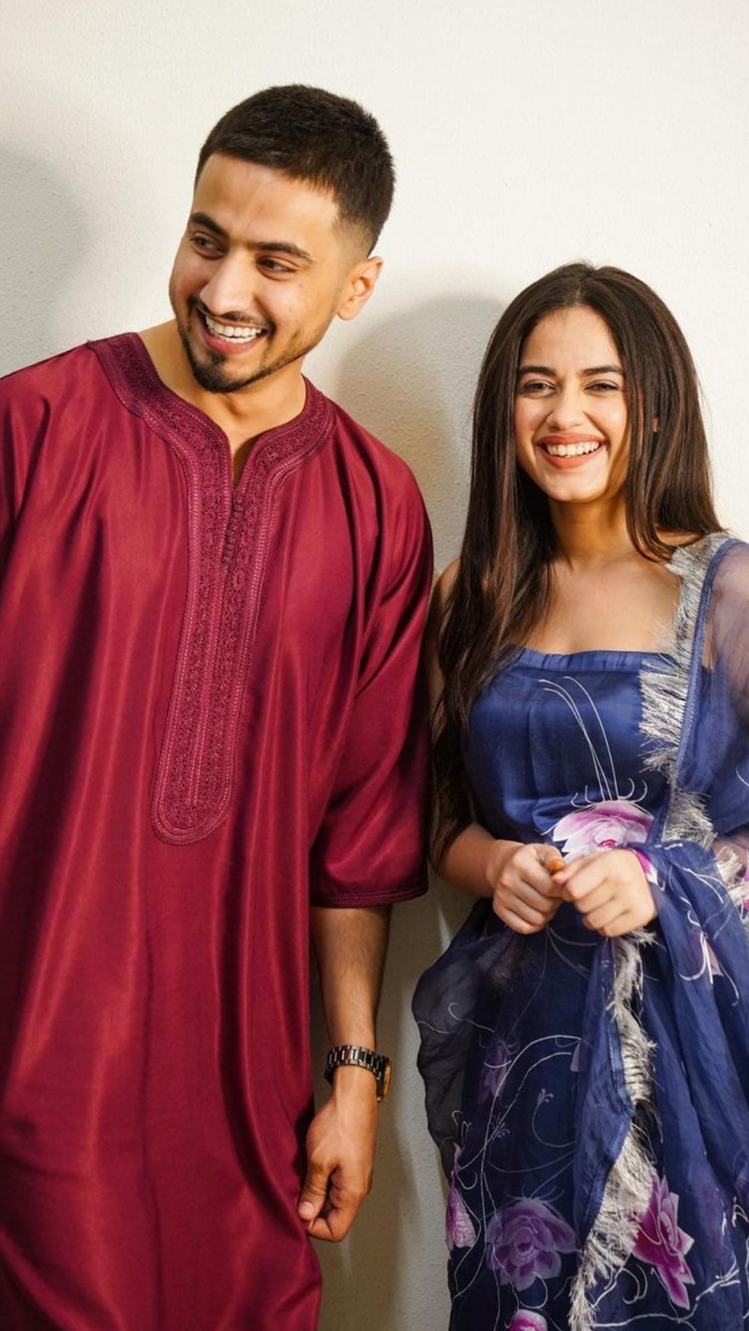 Jannat Zubair and Faisal Shaikh spark dating rumours by posting photos in traditional outfits. Take a look at their photos.