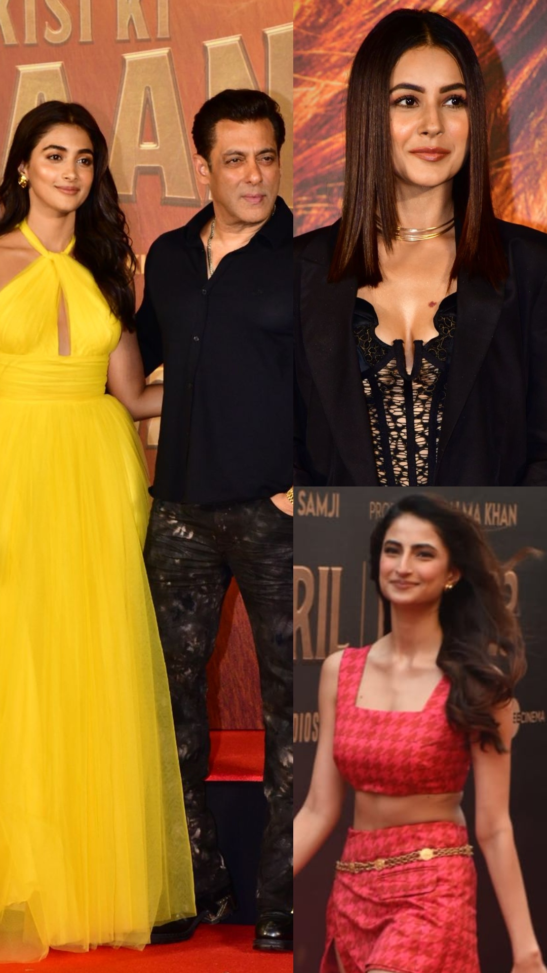 Shehnaaz Gill, Salman Khan to Palak Tiwari, know who wore what at 'Kisi Ki Bhai Kisi Ki Jaan' trailer launch