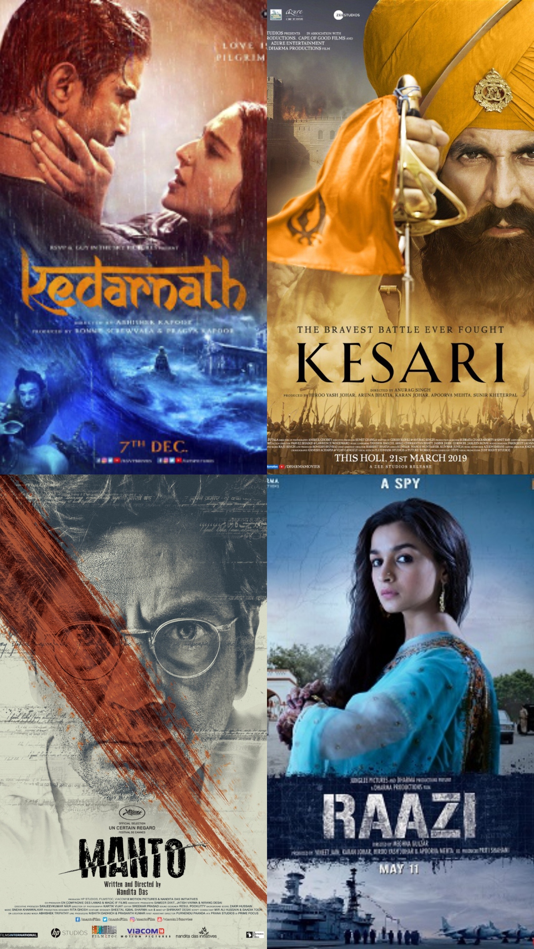 Bollywood movies based on true stories and real-life events