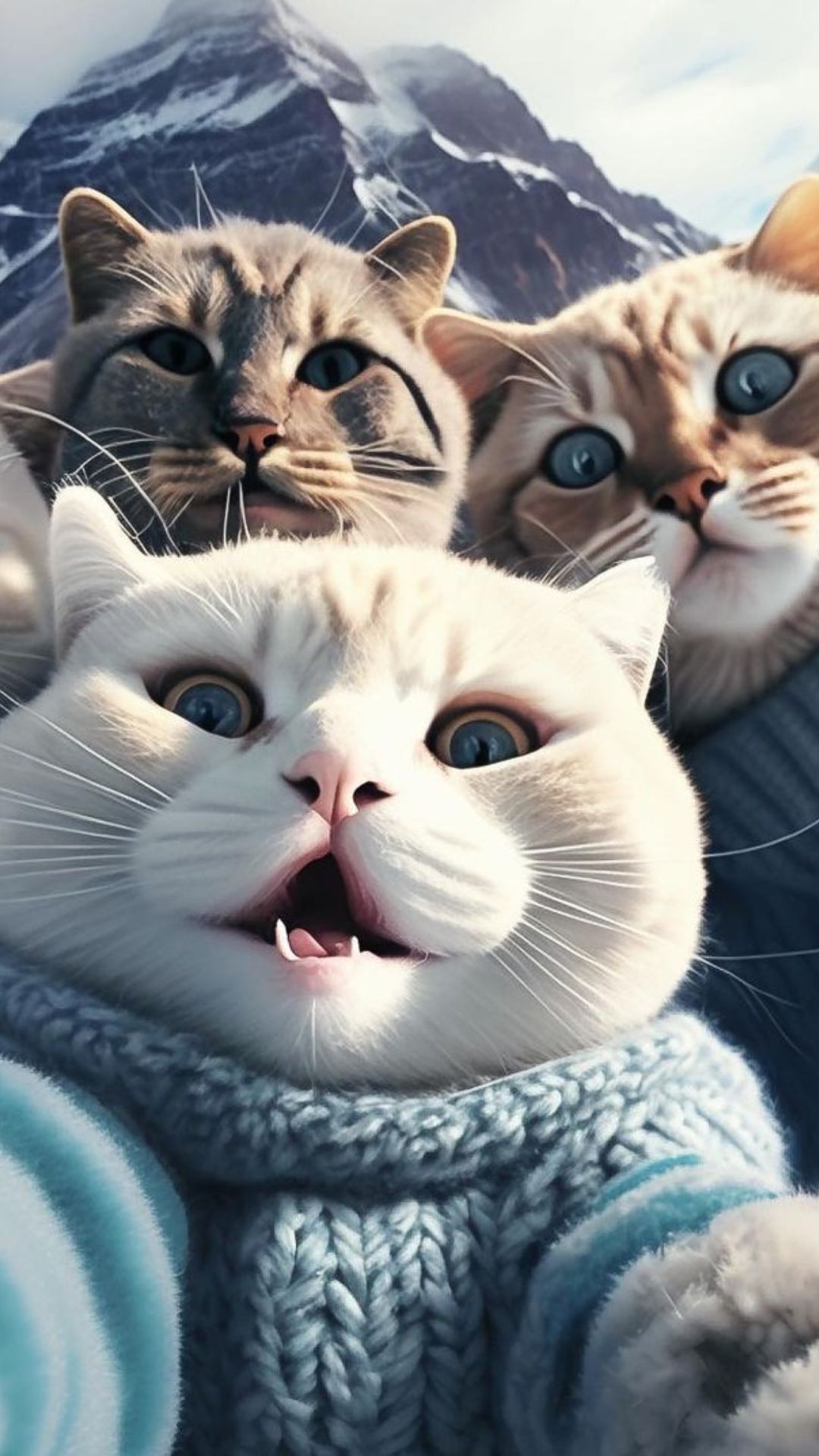 Adorable AI-Generated Pics Of Animals Taking Selfies