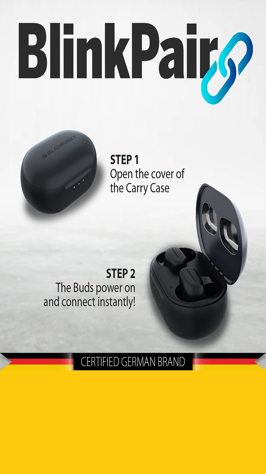 How to best sale connect blaupunkt earbuds