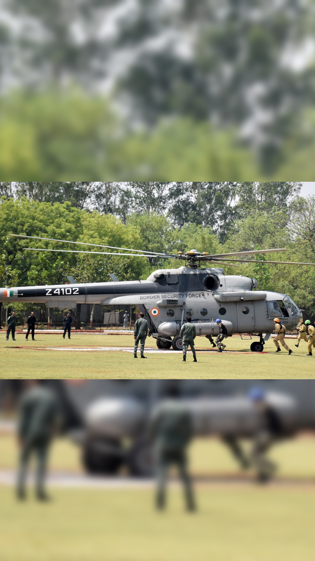 Delhi Police Academy's thrilling helicopter training