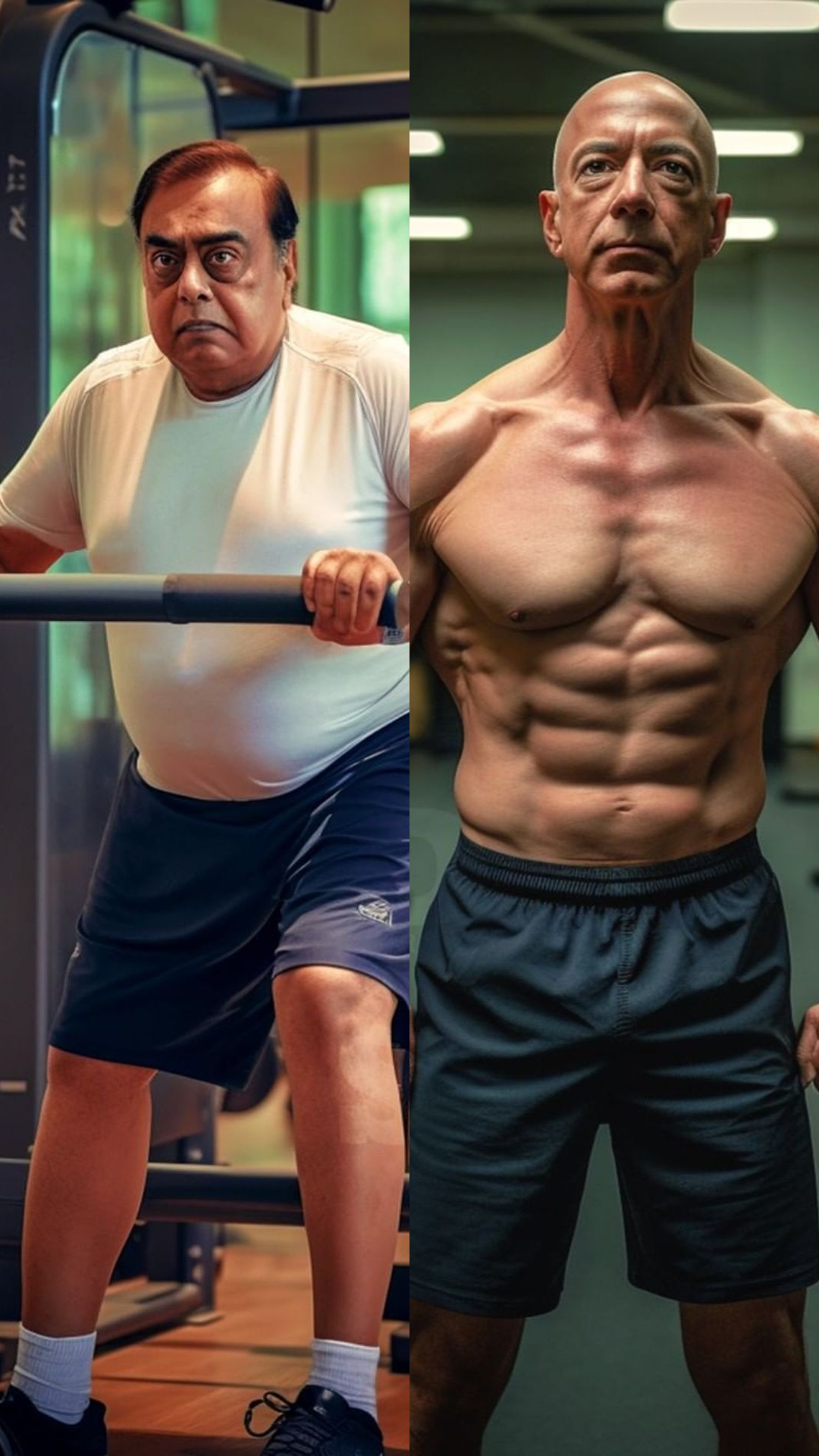 Mukesh Ambani to Ratan Tata: AI-generated pics of billionaires working out in gym
