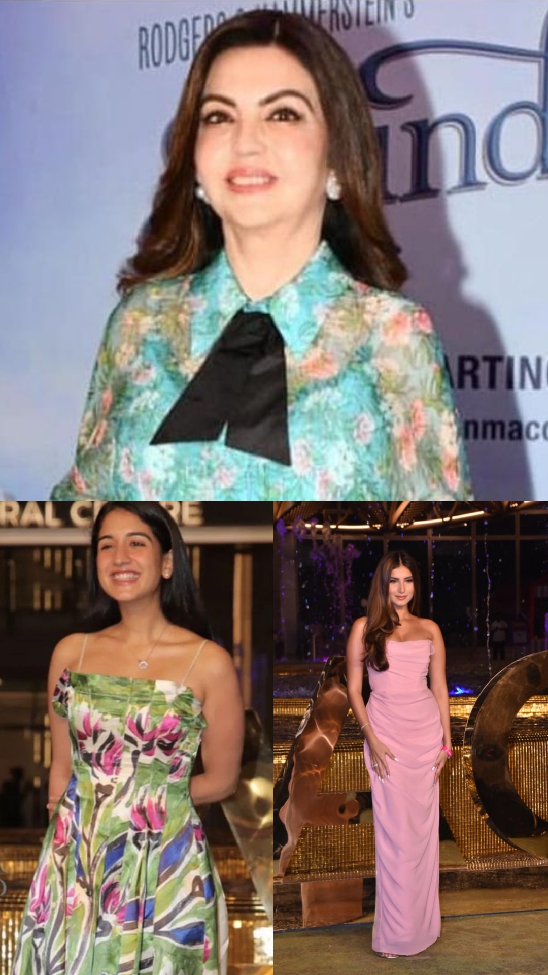 Nita Ambani, Harnaaz Sandhu, Tara Sutaria, Radhika Merchant and more celebrities grace the NMACC Sound of Music.