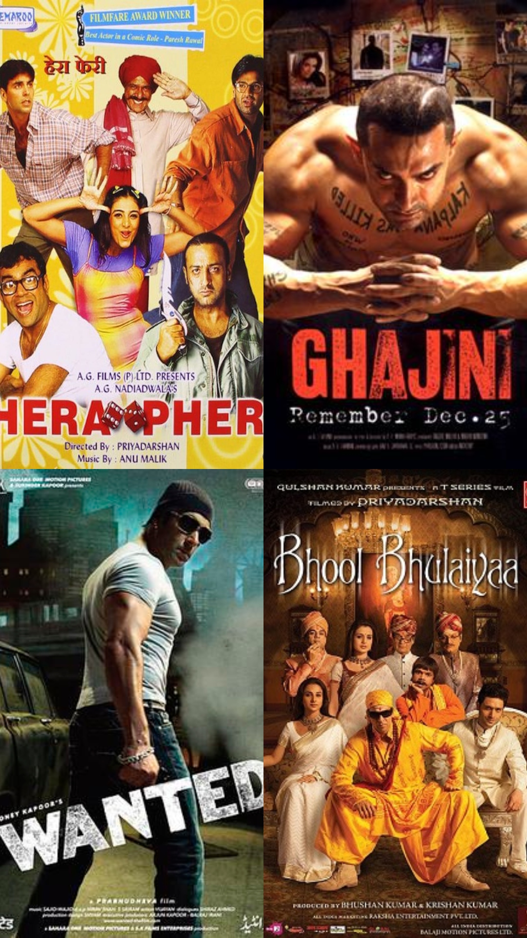 From Hera Pheri to Ghajini: Famous Hindi remakes of South movies 