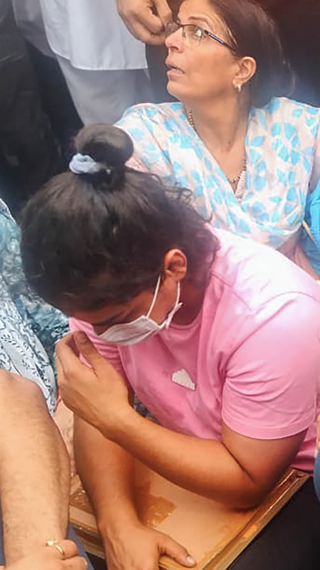 Protesting wrestlers Vinesh Phogat, Sangeeta Phogat, others arrive at Har ki Pauri ghat, in Haridwar, to immerse their medals as mark of protest against WFI Chief Brij Bhushan Sharan Singh 
