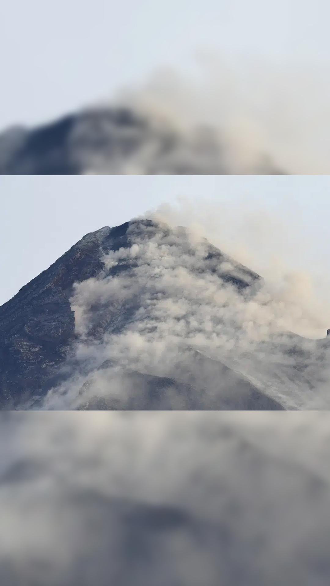 Philippines' Mayon volcano simmers