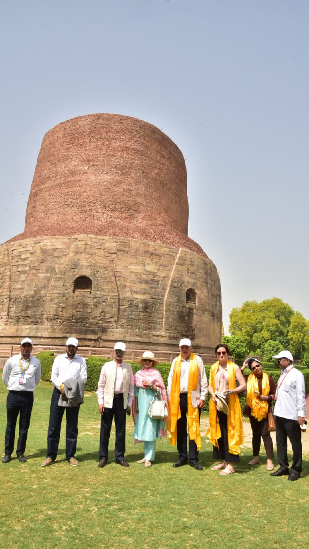 IN PICS: EAM Jaishankar &amp; G-20 delegates visit holy site of Sarnath