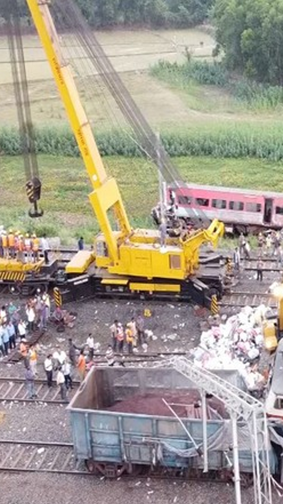 In pics | Restoration work underway at Odisha train accident site