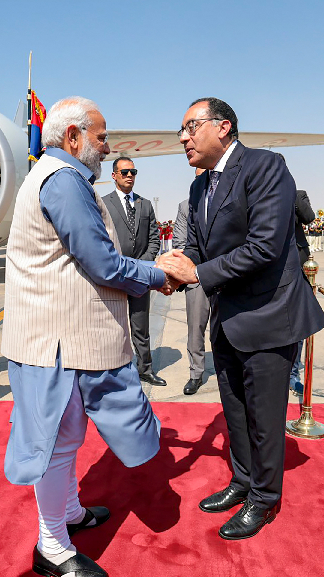 PM Modi arrives in Egypt on two-day state visit