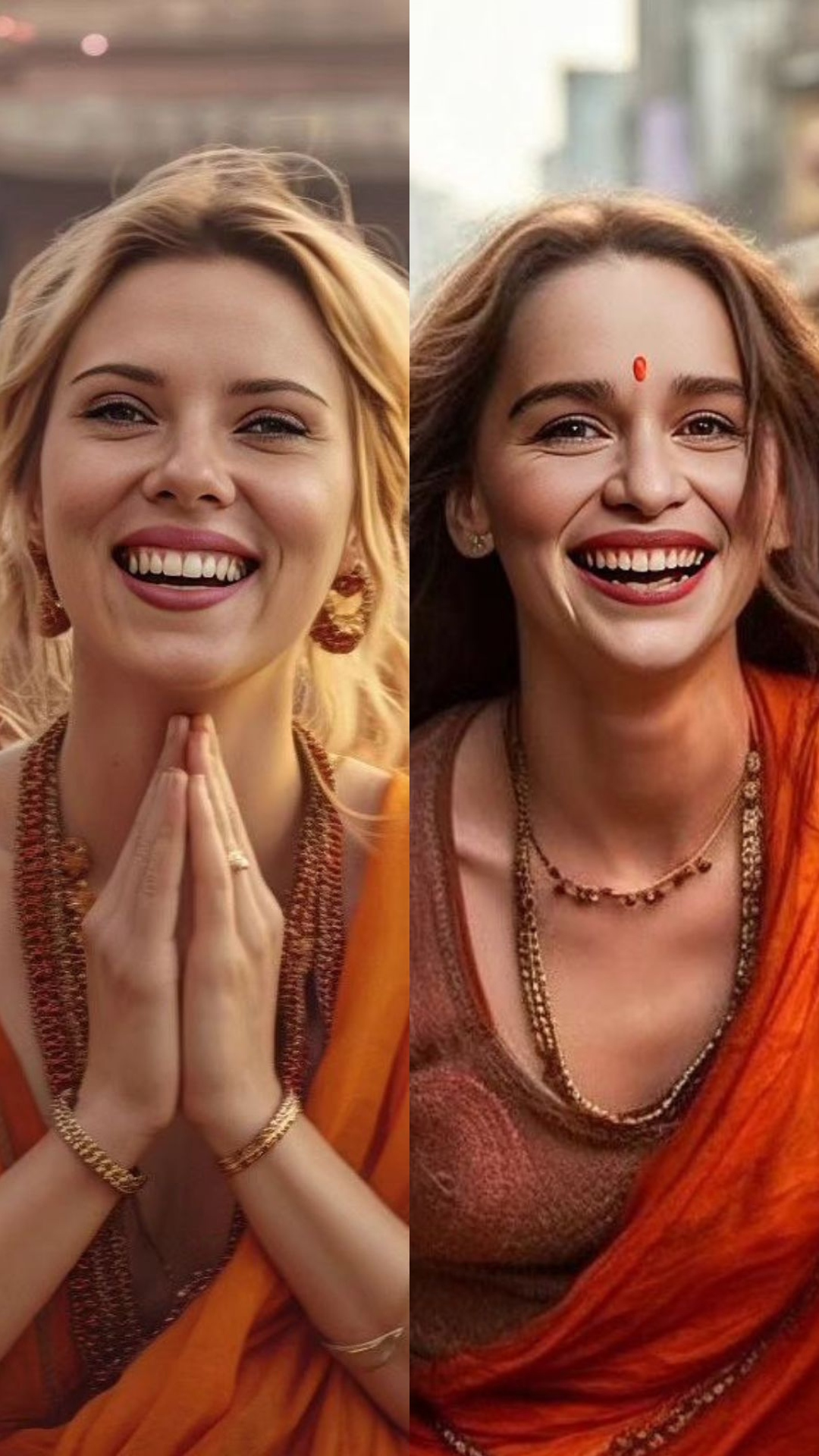 AI Pics Show Hollywood Actresses On 'Eat Pray Love' Style Spiritual Journey In India