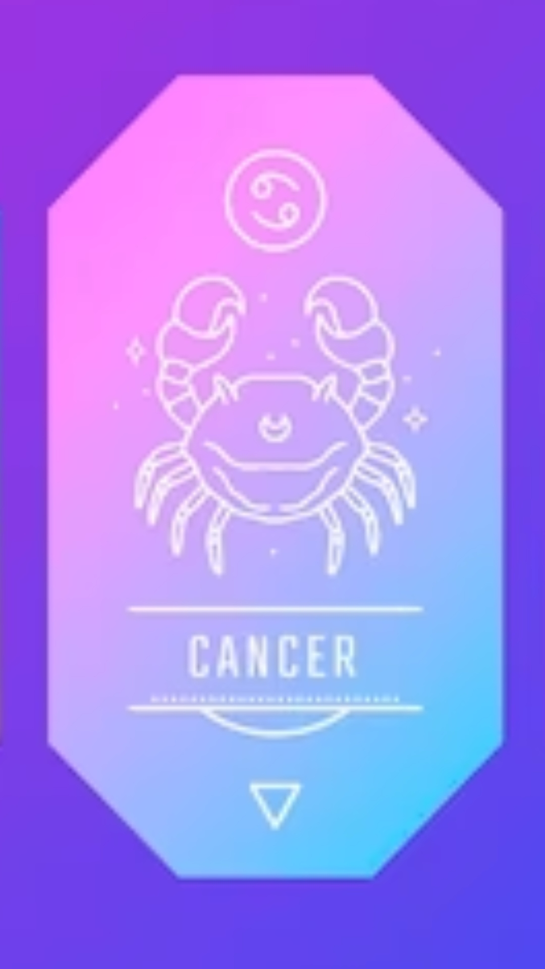 Download wallpapers Cancer zodiac sign 3d zodiac signs astrology Cancer  3d astrological sign purple background creative 3d art for desktop free  Pictures for desktop free
