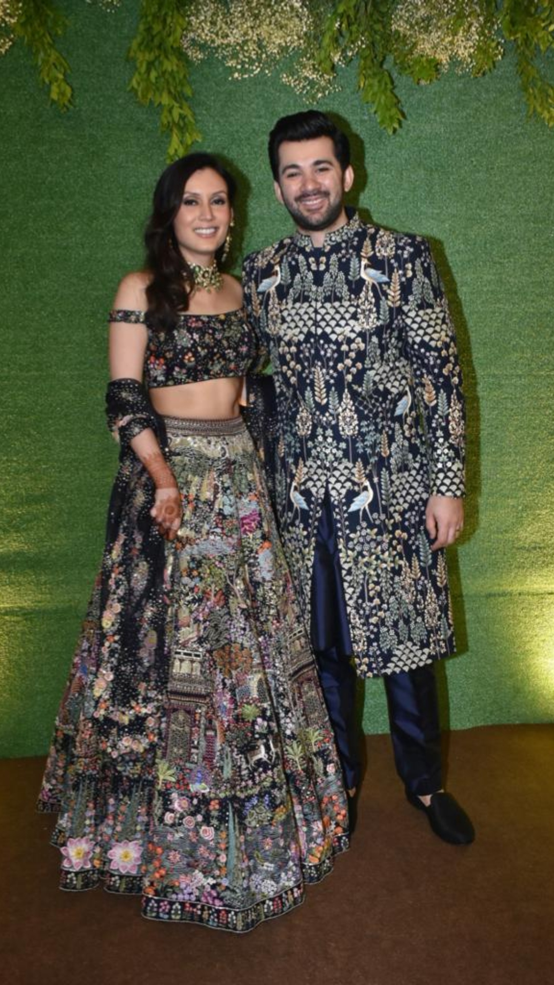 Karan Deol- Drisha Acharya&rsquo;s sangeet is lit up with Deol Khandaan&rsquo;s stylish entries | See Pics