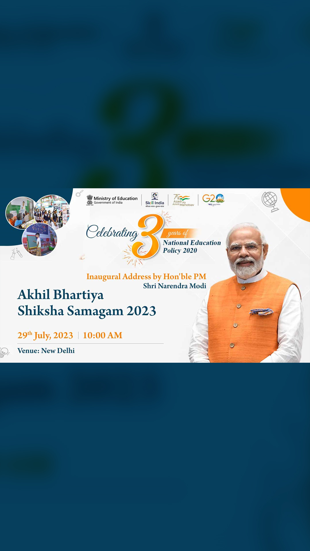 National Education Policy 2020 Third Anniversary: PM Modi inaugurates Akhil Bhartiya Shiksha Samagam