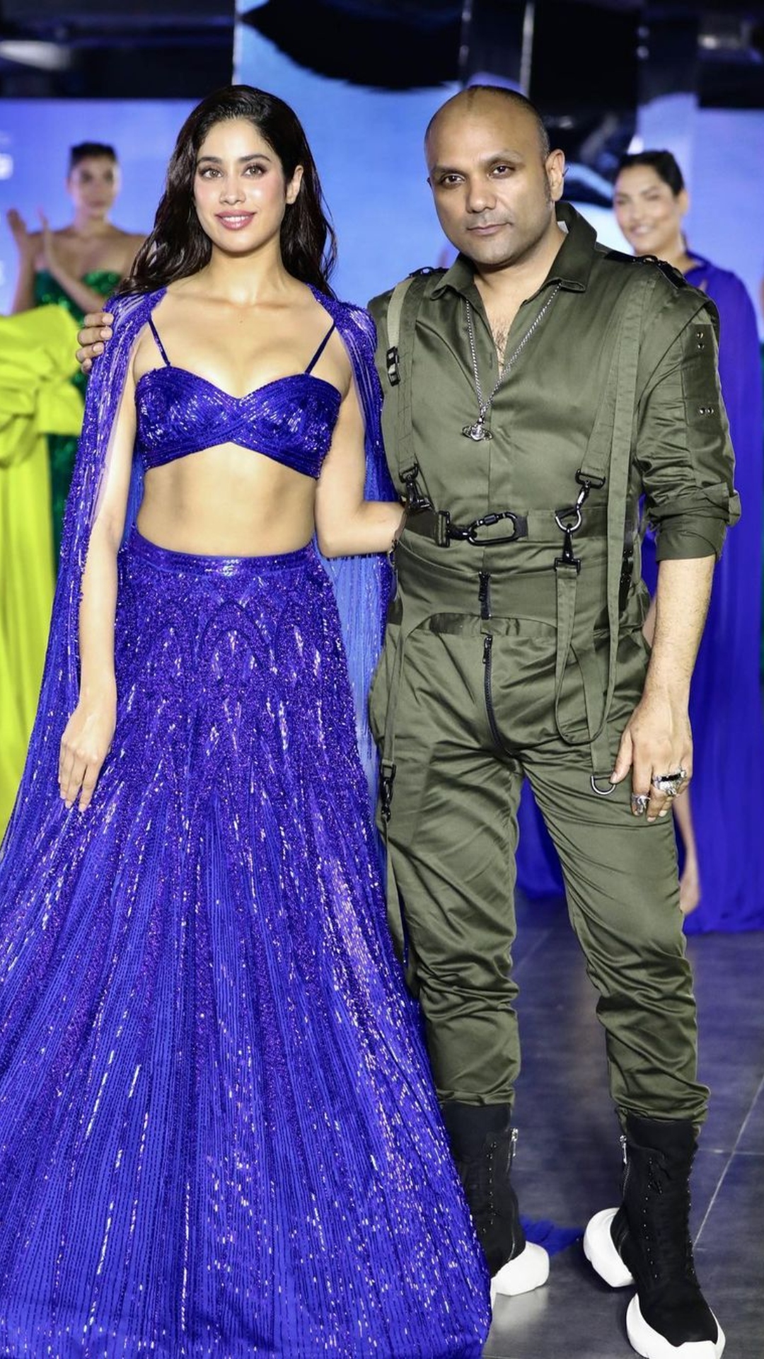 Janhvi Kapoor turns showstopper for Gaurav Gupta at India Couture Week 2023.