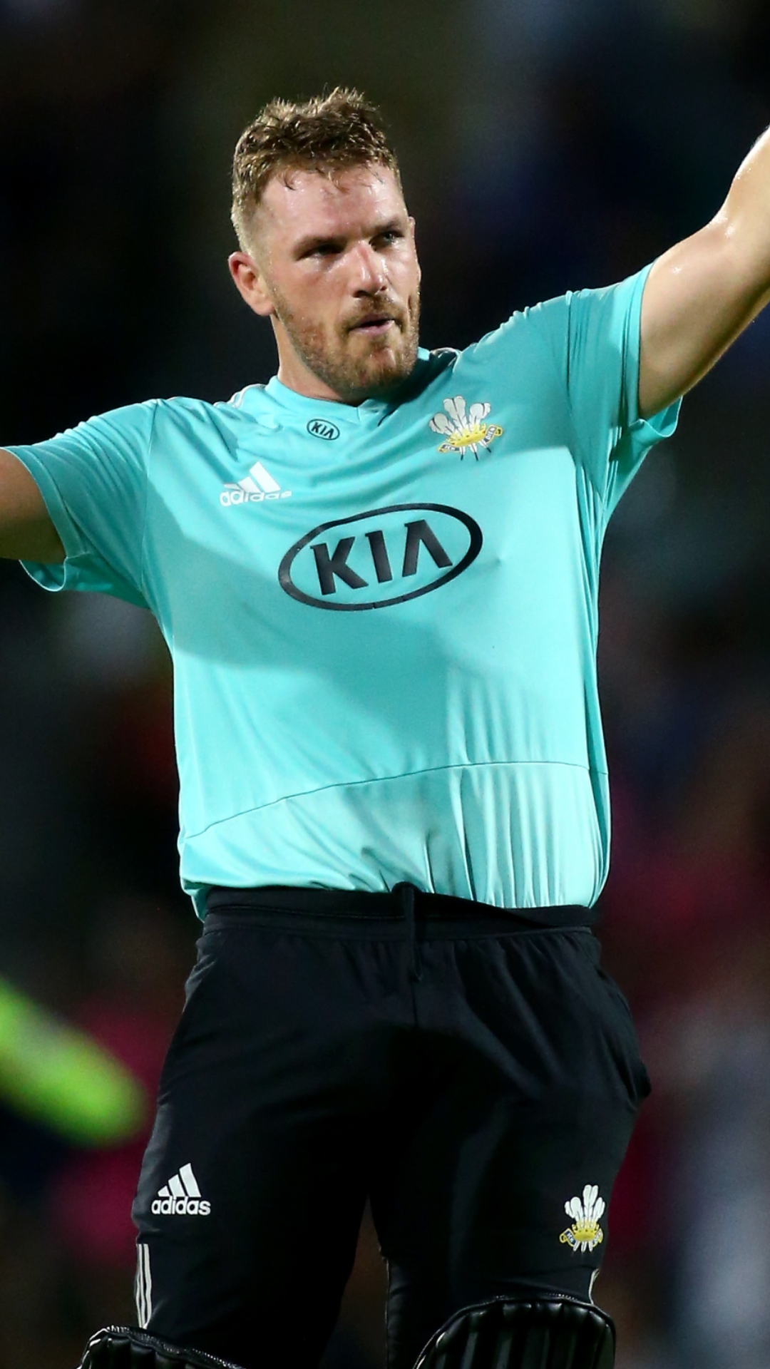 6. 8 - Aaron Finch (382 matches)