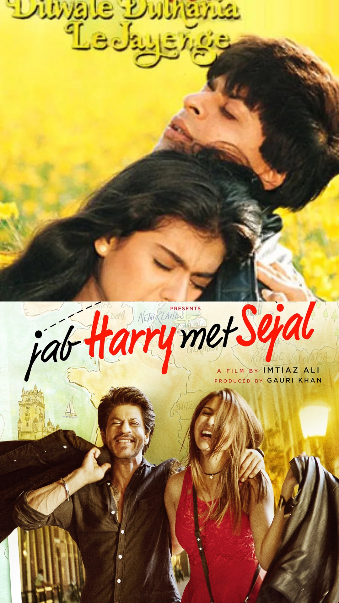 From Dilwale Dulhaniya Le Jayenge to Jab Harry Met Sejal: Shah Rukh Khan's romantic songs
