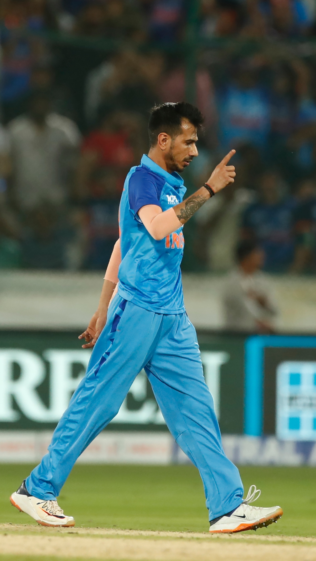 10 - Yuzvendra Chahal in IND vs WI, Year: 2018, Figures: 10-0-41-3