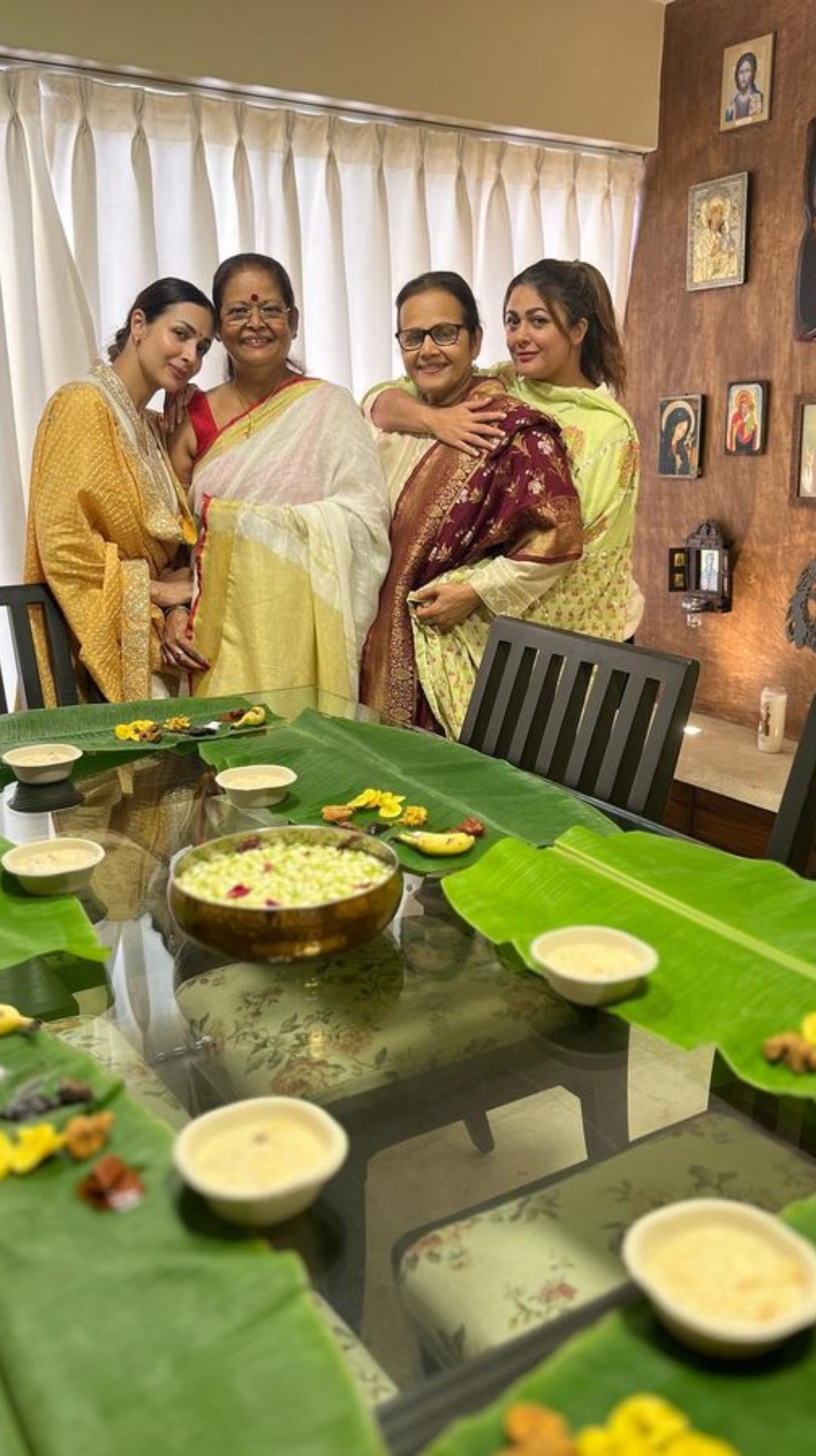 Malaika Arora celebrates Onam with sister Amrita and family, see pics