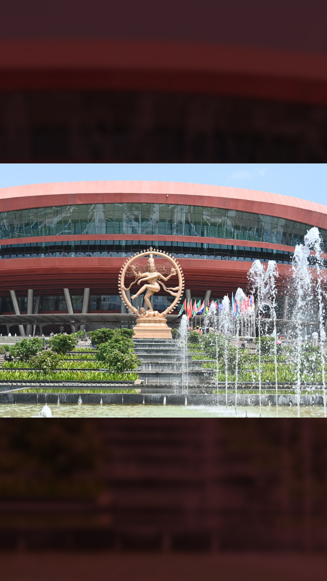 Glimpses of unique Nataraja statue installed at Bharat Mandapam complex, New Delhi