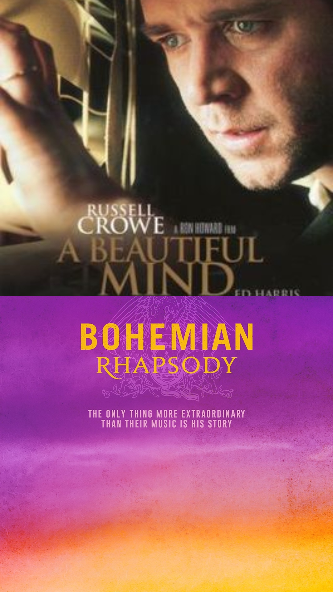 A Beautiful Mind to Bohemian Rhapsody: Hollywood Biopics that should be on every cinephile's list