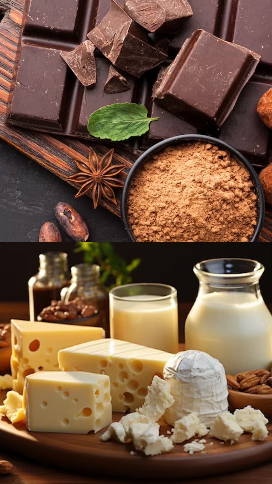 Dark Chocolate to Cheese: High-fat foods which are incredibly nutritious