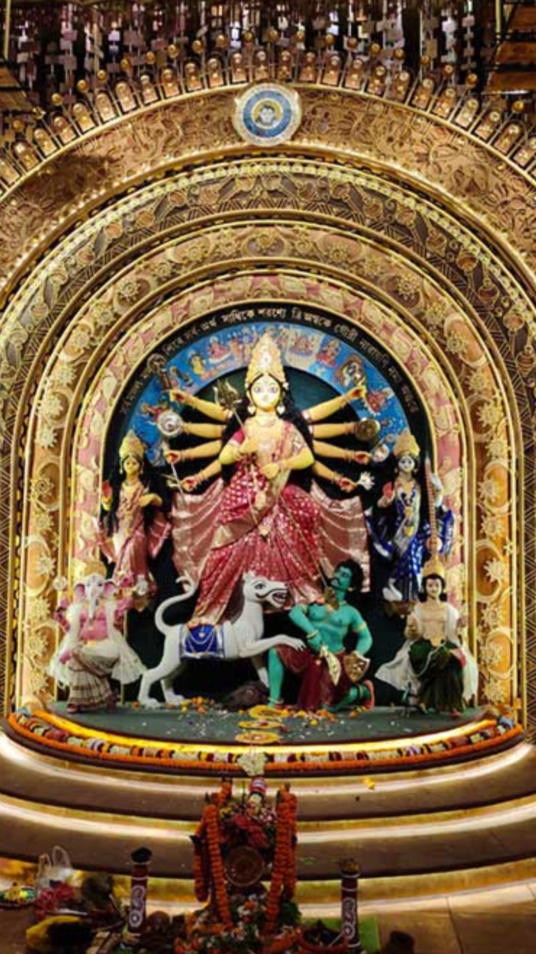 Amrapali silicon city Durga Puja pandal (sector 76)