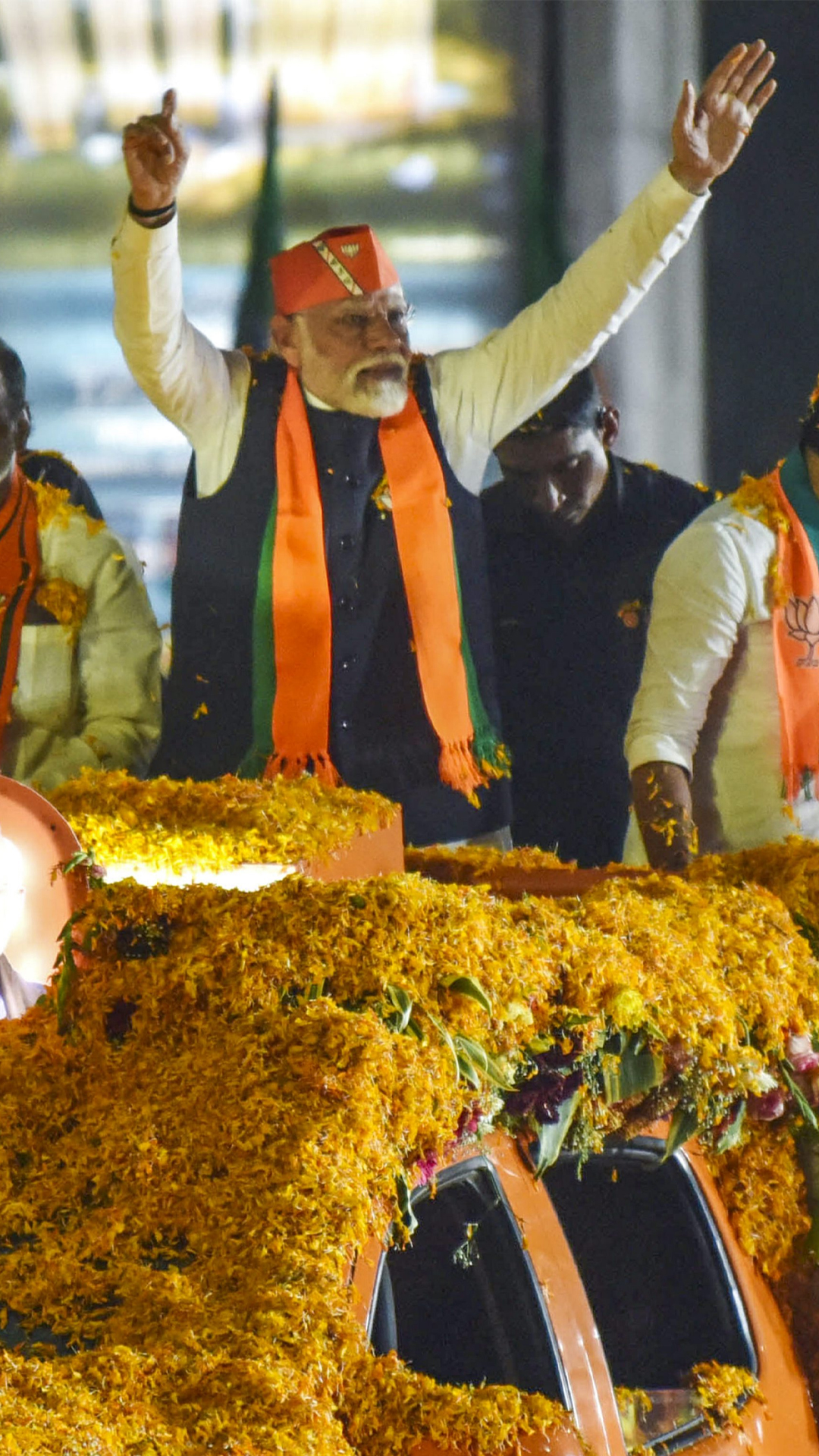 Elections 2023: PM Modi holds massive roadshow in Telangana 