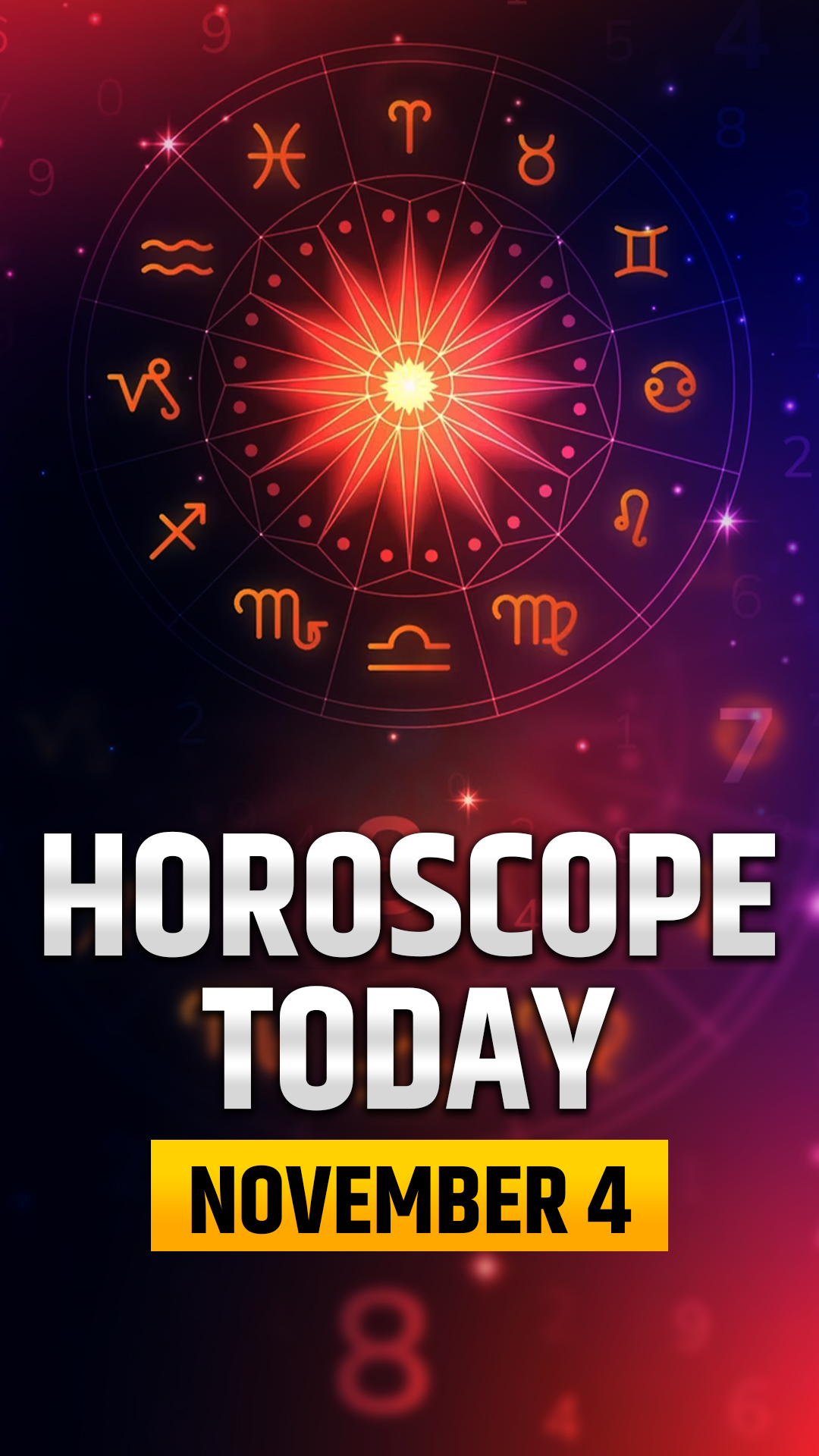 Know lucky colour, number of all zodiac signs for horoscope November 4