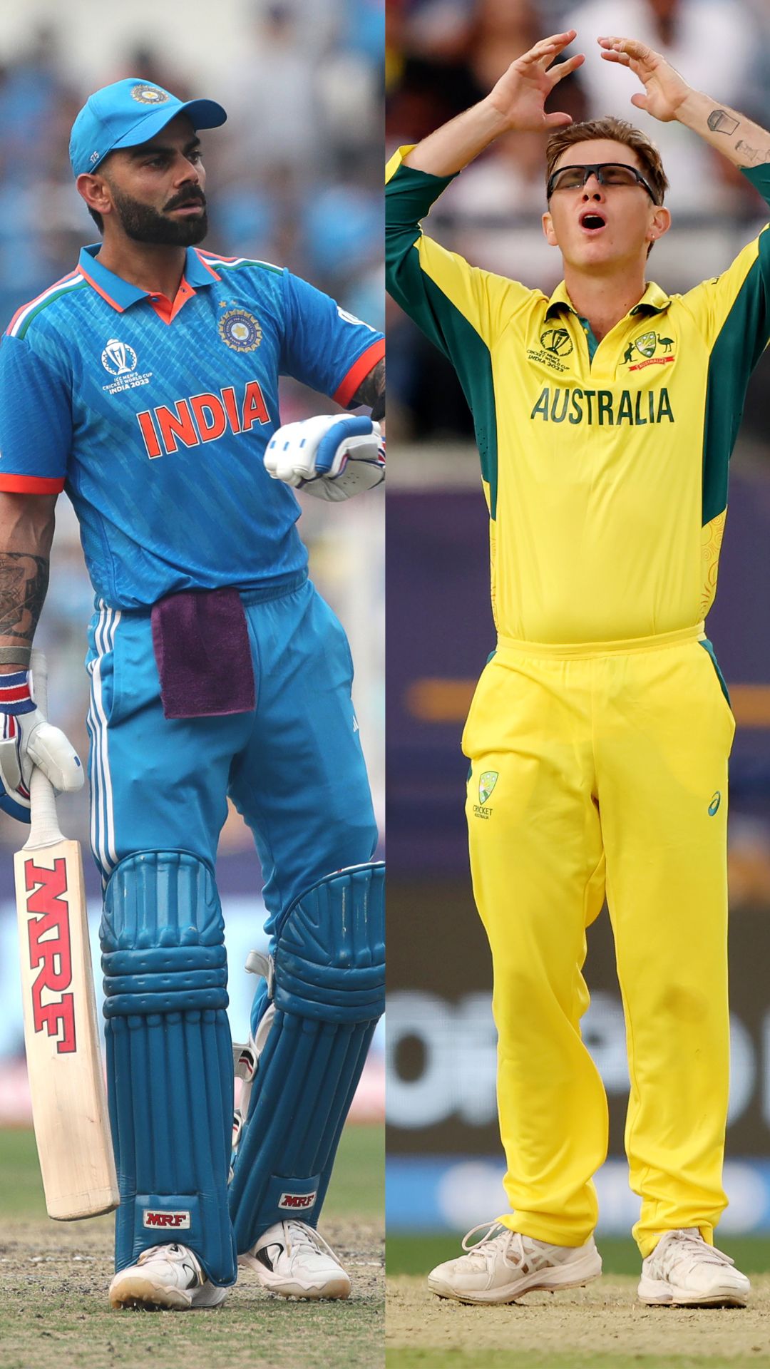 Virat Kohli vs Adam Zampa player battle stats &amp; records in ODIs