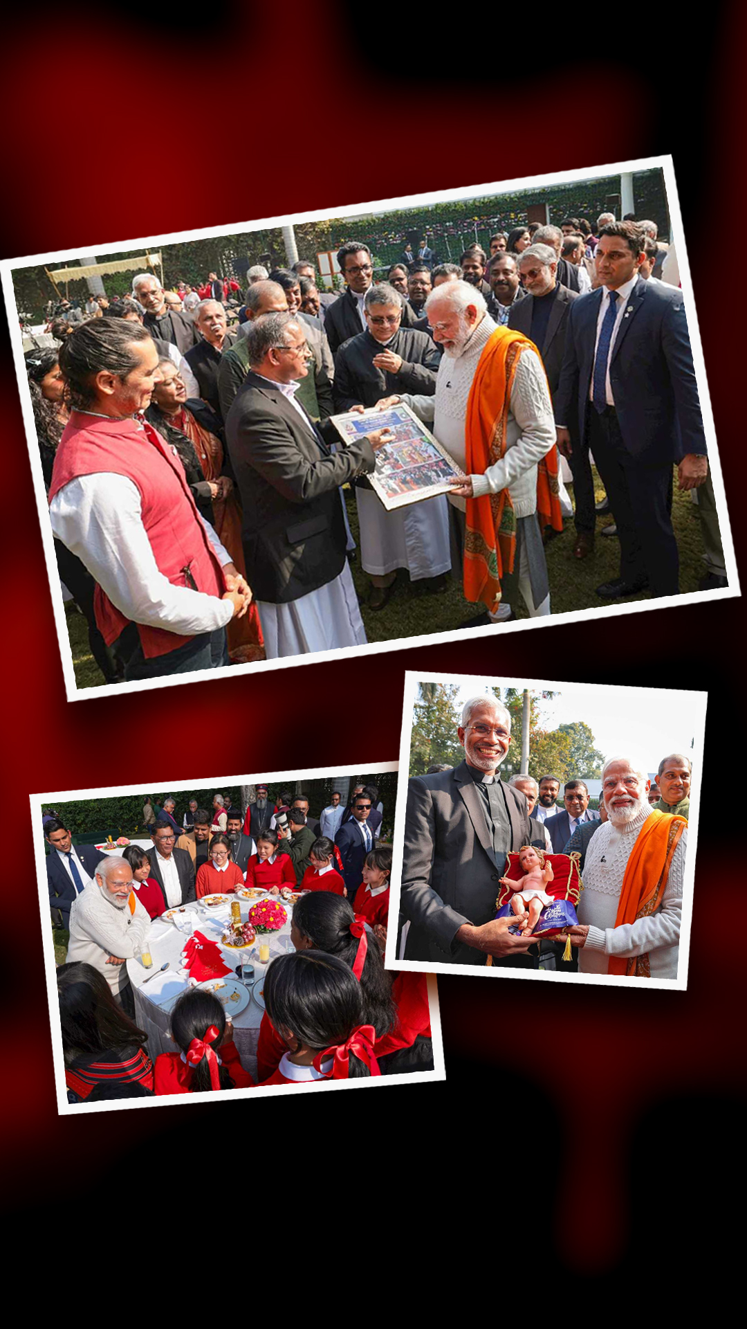 In pics | PM Modi celebrates Christmas with Christian community members
