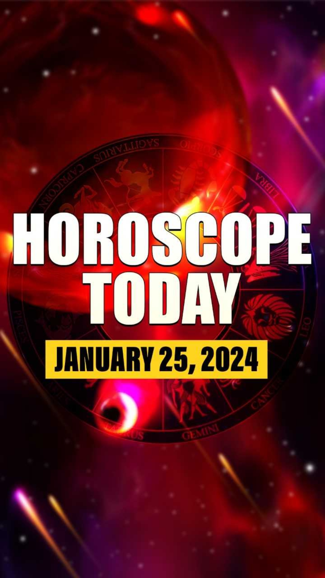 Know lucky number and colour for all zodiac signs in your horoscope for January 25, 2024