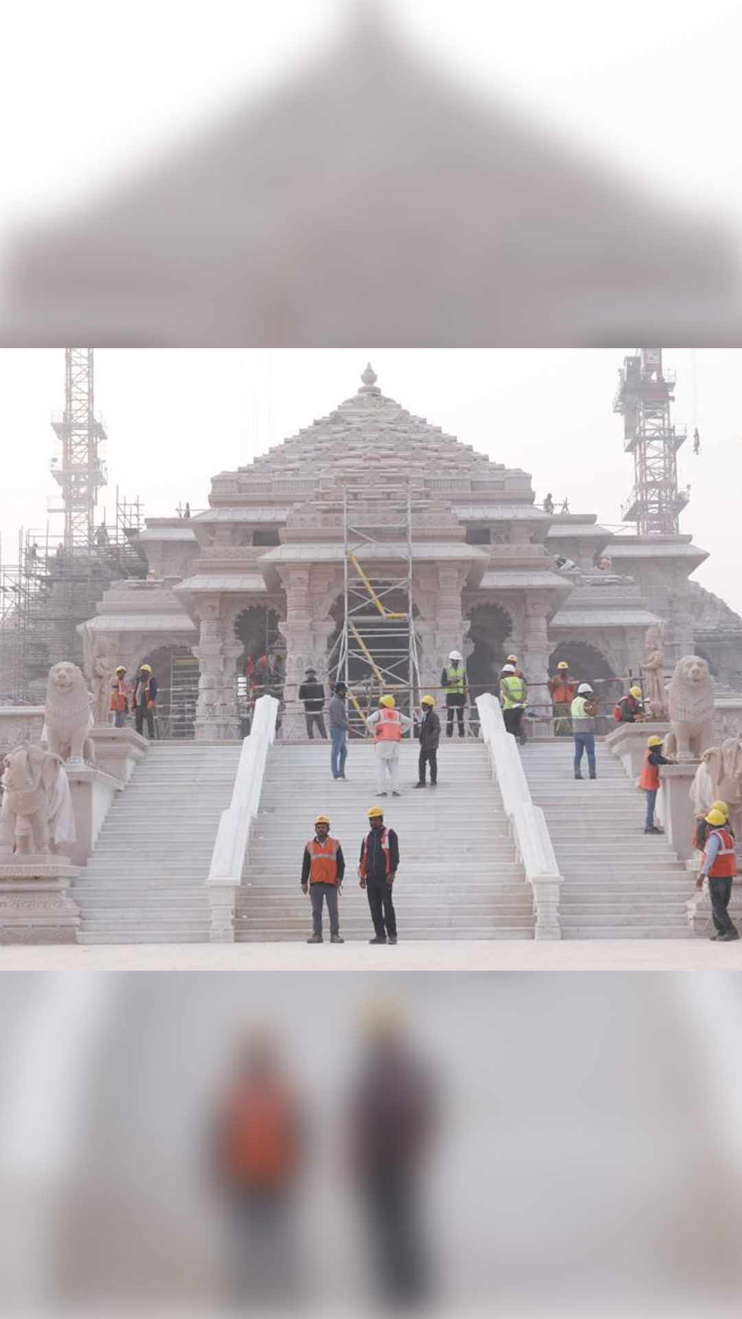 Ram Mandir takes shape ahead of Pran Pratishtha 