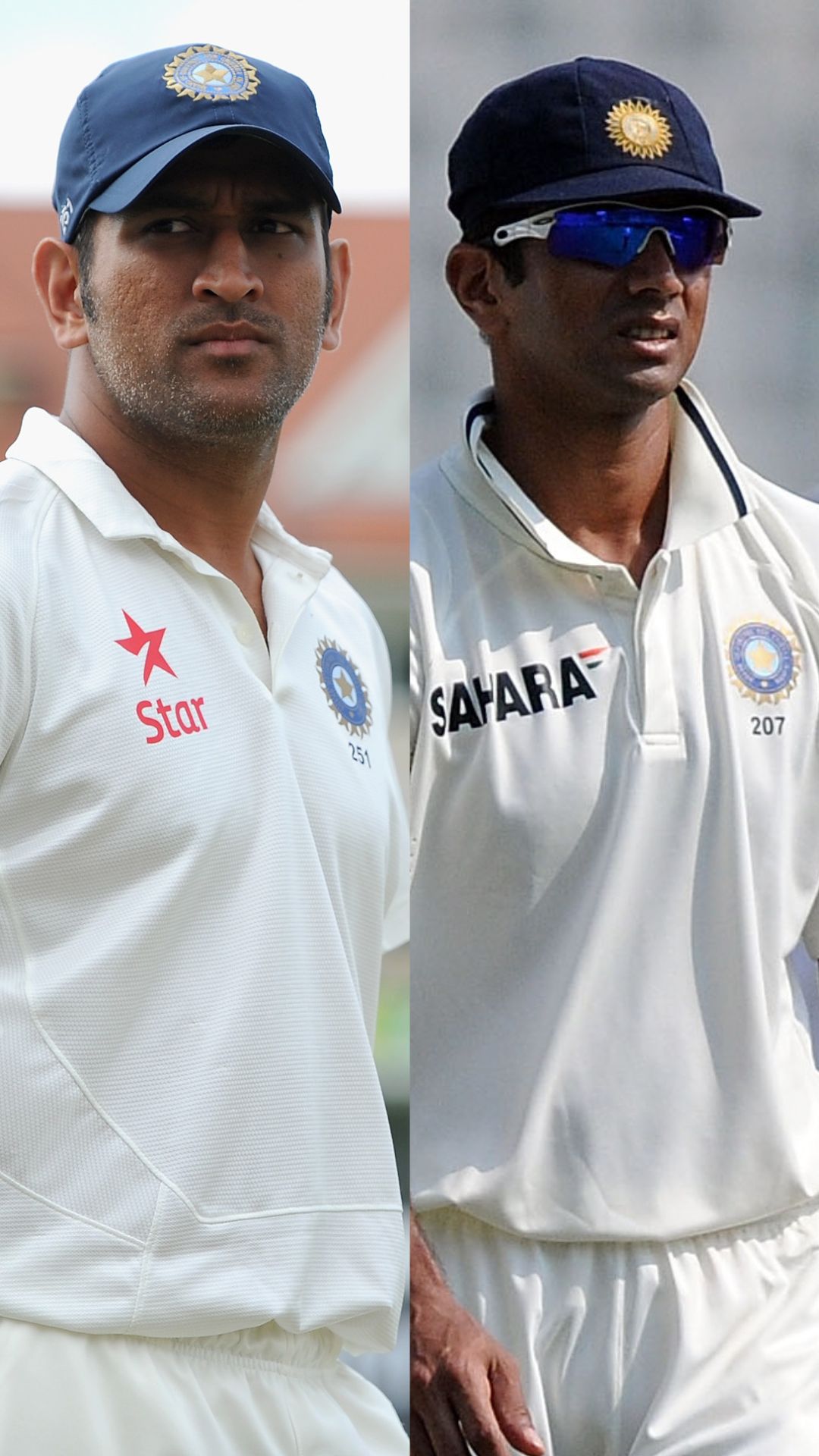 Most Test runs in each batting position for India; Dhoni at 7, Dravid at 3