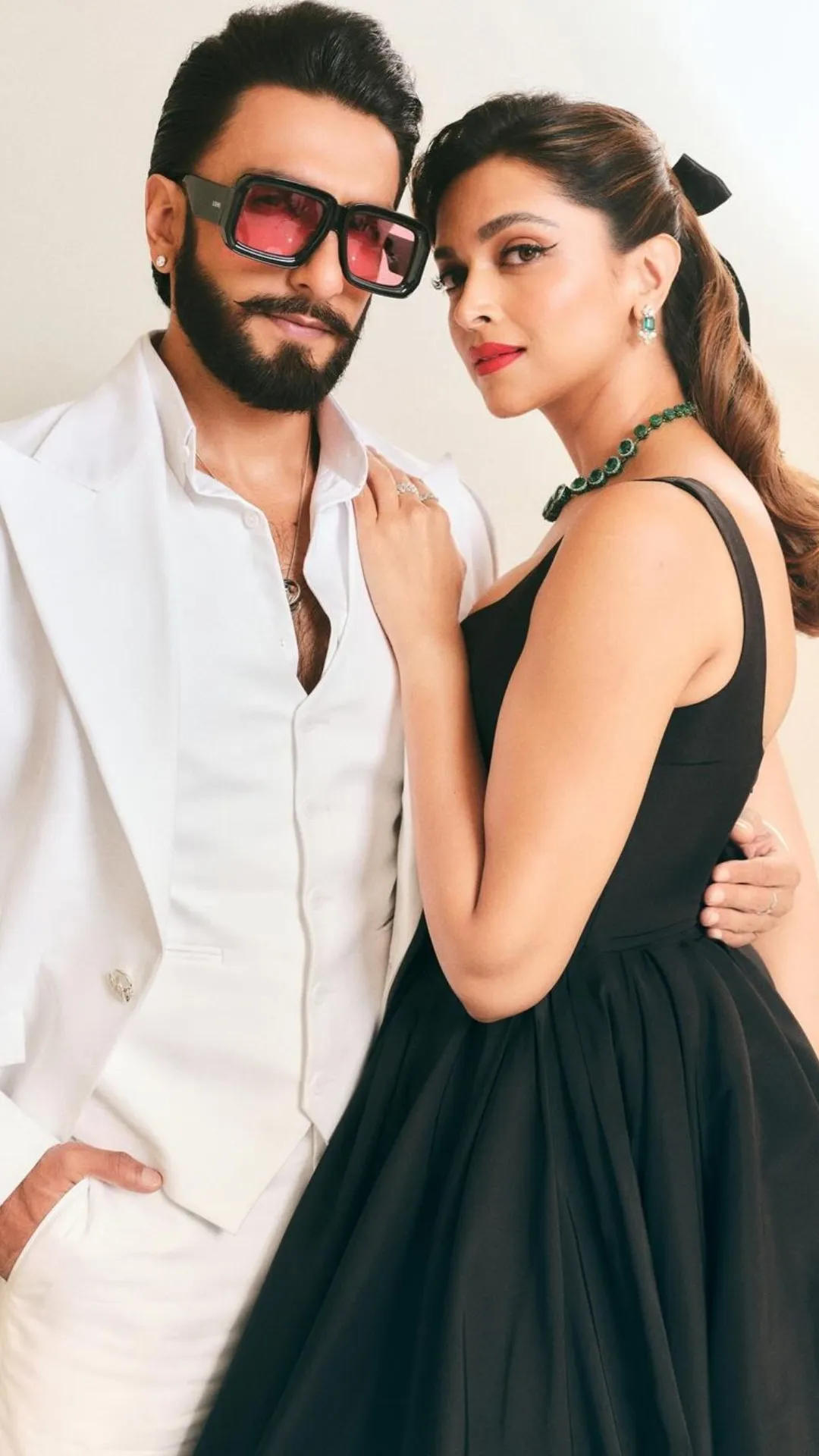 sachin and babi light blue dress Ranveer Singh-Deepika Padukone raising the bar at Anant Ambani and Radhika  Merchant's cocktail party