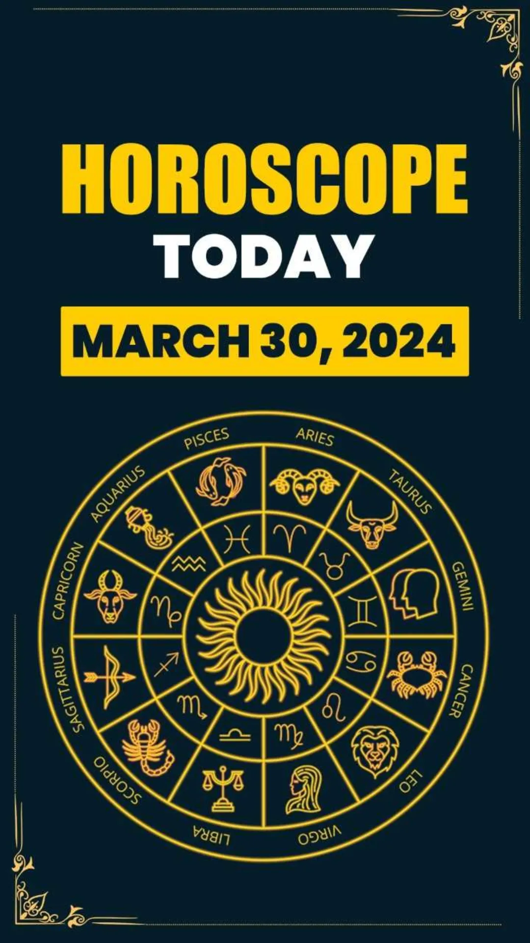 Horoscope Today, March 30: Mixed day for Leo students; know about other zodiac signs