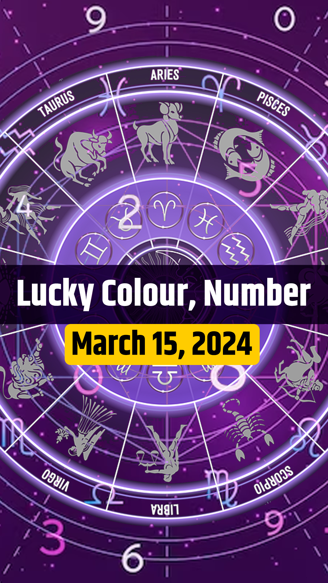 Know lucky colour, number of all zodiac signs in horoscope for March 15, 2024