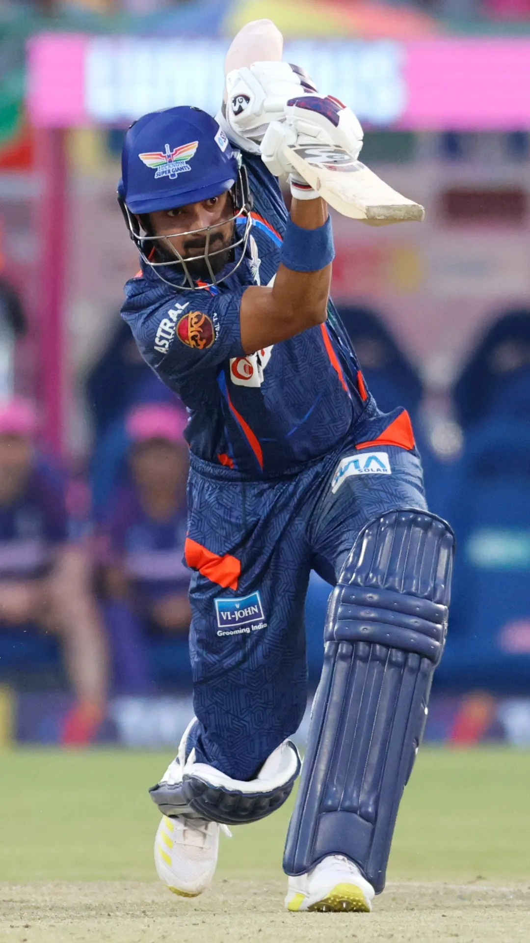 The LSG skipper made 20 from 14 balls, including two sixes. LSG won by 28 runs
