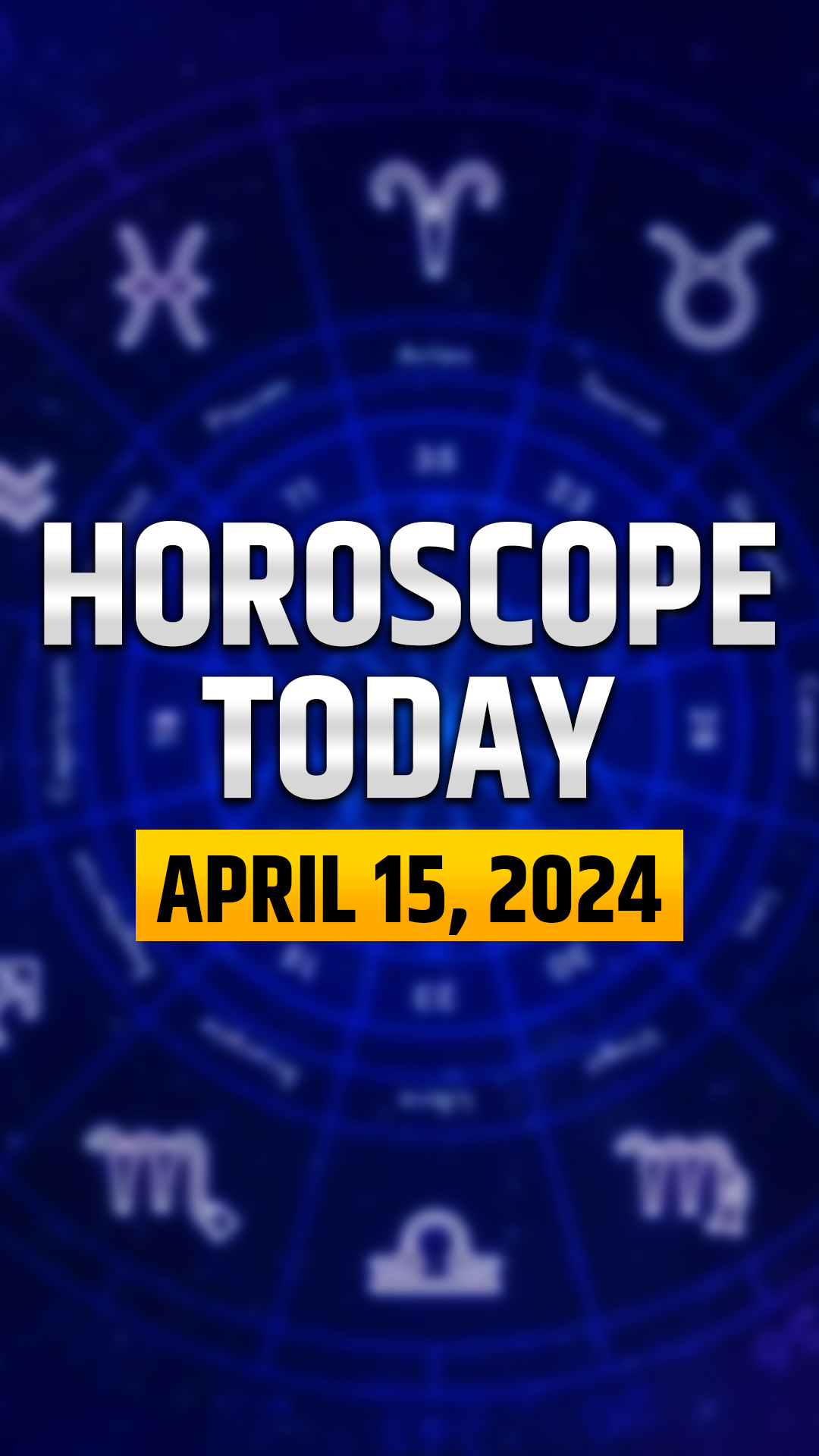 Know Lucky number and colour for all zodiac signs in your horoscope for April 15, 2024