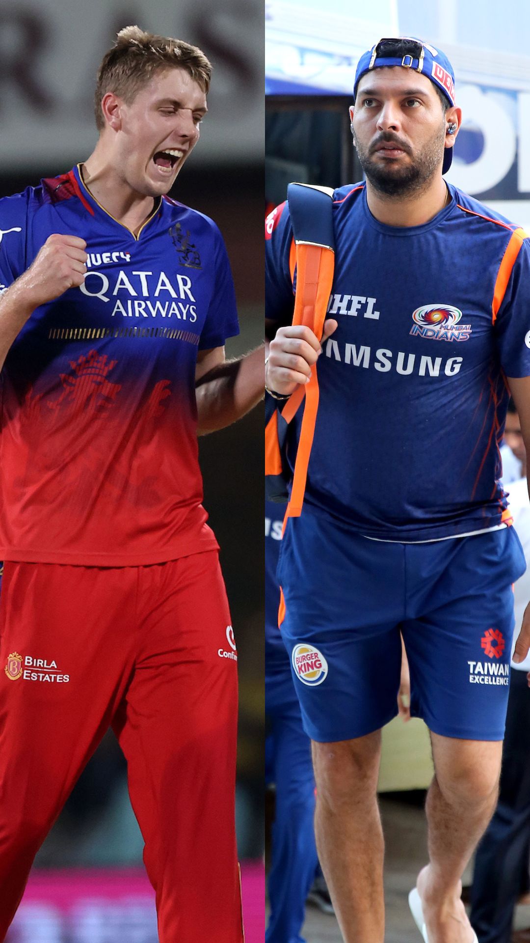 Cameron Green to Yuvraj Singh: Players to play for both MI and RCB in IPL 2024