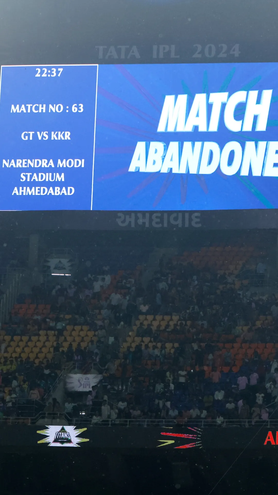 IPL matches to be abandoned without a ball being bowled