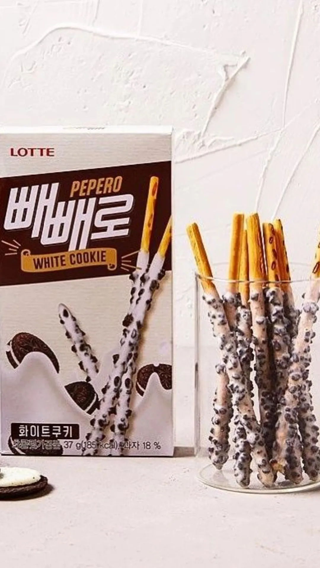 Pepero is a stick Biscuit covered with chocolate.