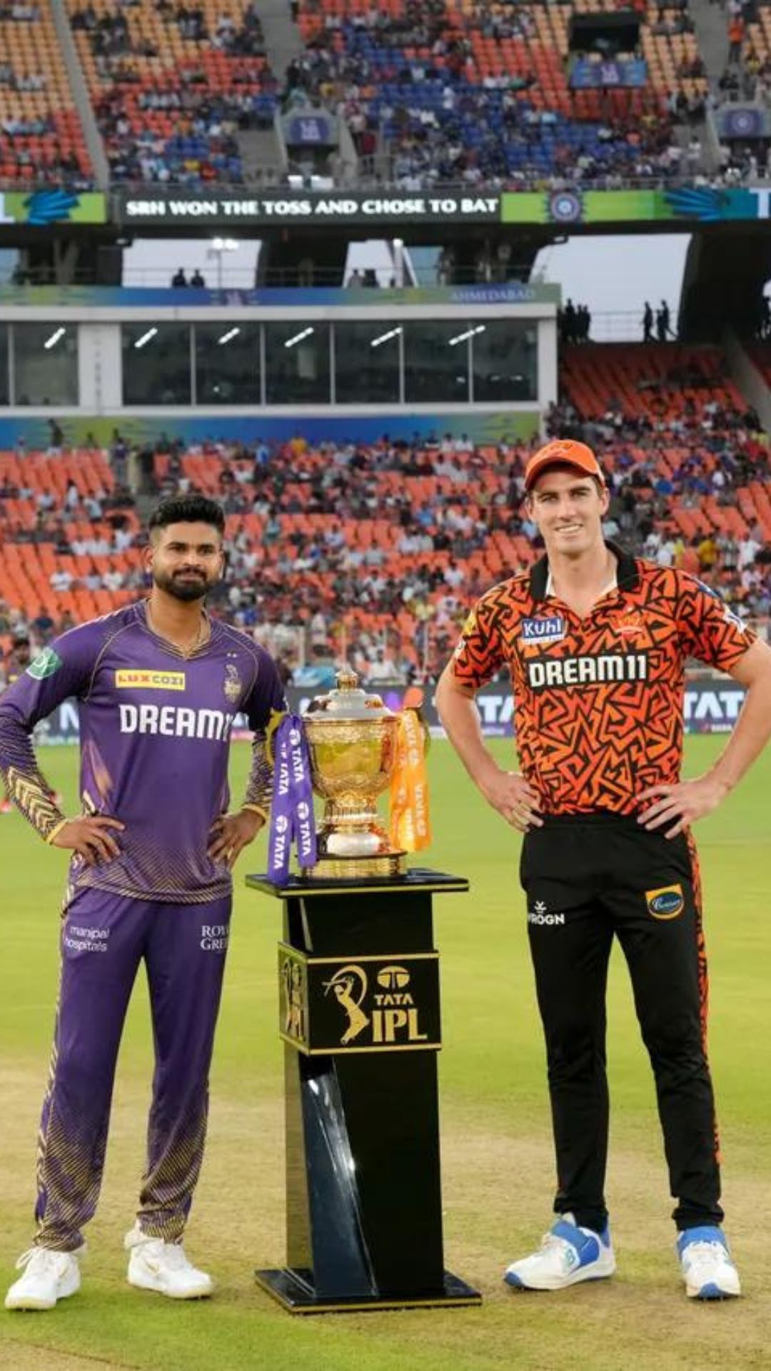 SRH vs KKR head-to-head record ahead of IPL 2024 final